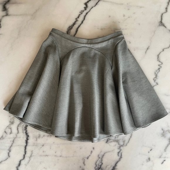 Mason Grey Flouncy Skirt - Picture 2 of 8